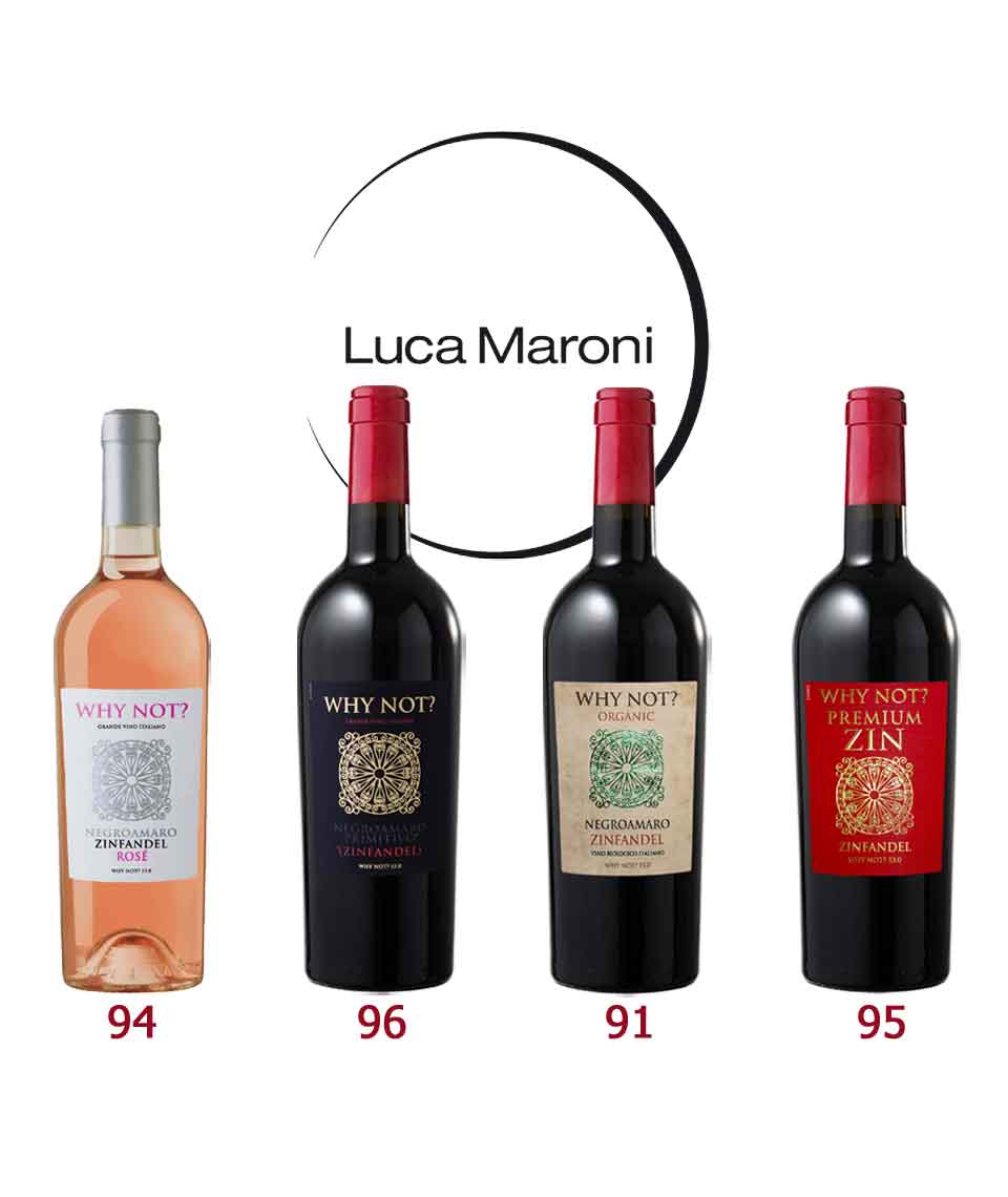 Grande successo dei nostri vini WHY NOT? 15.0 alel degustazioni di Luca Maroni!