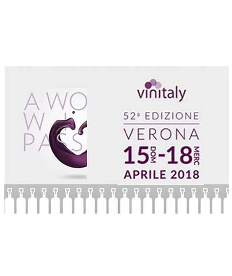 CONTRI SPUMANTI always exhibiting at VINITALY  Verona between 15th-18th April 2018