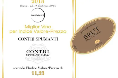 F"BEST QUALITY-PRICE RATIO WINE" by Luca Maroni 