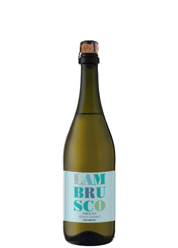 Vino frizzante Lambrusco IGT dell'Emilia Bianco amabile