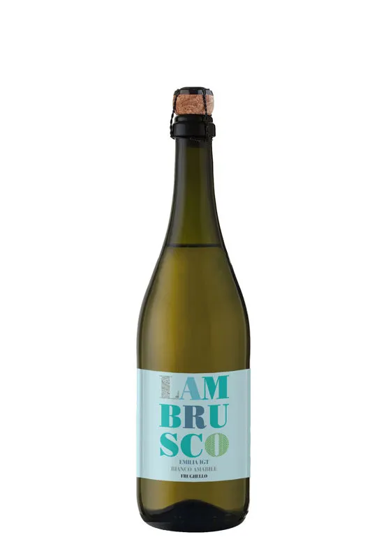Vino frizzante Lambrusco IGT dell'Emilia Bianco amabile