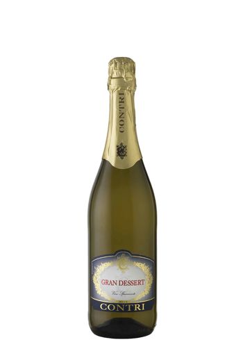 Vino spumante Bianco Gran Dessert dolce etichetta BLU