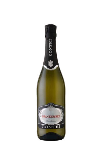 Vino spumante Bianco Gran Dessert dolce etichetta NERA