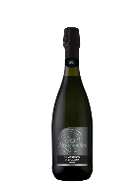 Vino frizzante Lambrusco DOC Modena Rosso secco