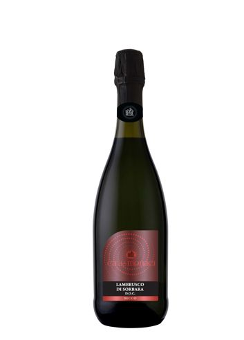 Vino frizzante Lambrusco di Sorbara DOC Rosso secco