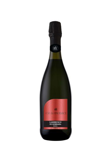 Vino frizzante Lambrusco di Sorbara DOC Rosso amabile