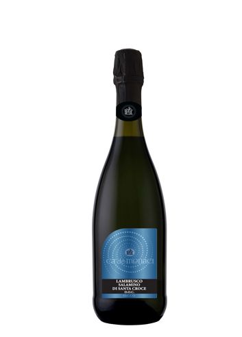 Vino frizzante Lambrusco Salamino di Santa Croce DOC Rosso secco