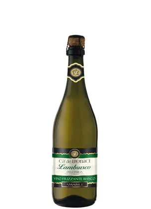 Vino frizzante Lambrusco IGT dell'Emilia Bianco amabile
