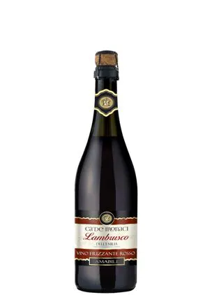 Vino frizzante Lambrusco IGT dell'Emilia Rosso amabile