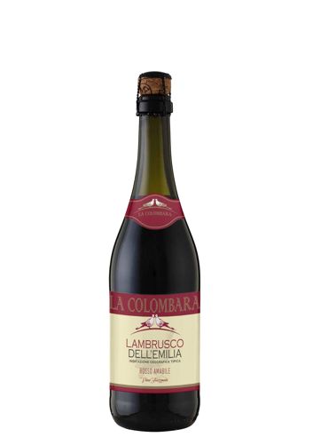 Vino frizzante Lambrusco IGT dell'Emilia Rosso amabile