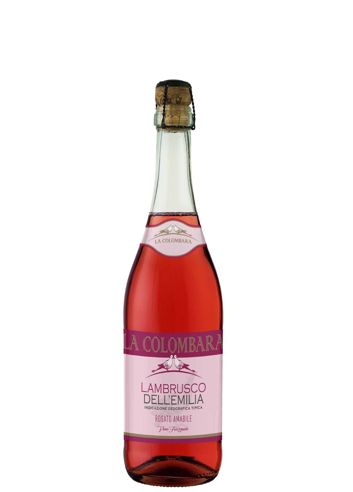 Vino frizzante Lambrusco IGT dell'Emilia Rosato amabile