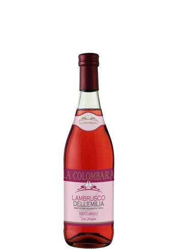 Vino frizzante Lambrusco IGT dell'Emilia Rosato amabile
