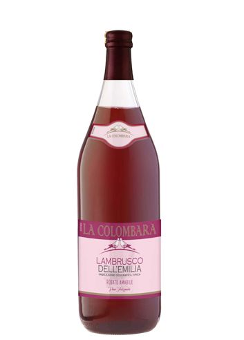 Vino frizzante Lambrusco IGT dell'Emilia Rosato amabile