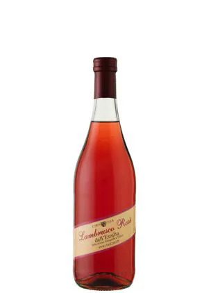 Vino frizzante Lambrusco IGT dell'Emilia Rosato amabile