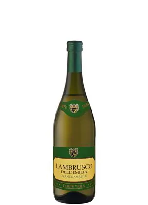 Vino frizzante Lambrusco IGT dell'Emilia Bianco amabile
