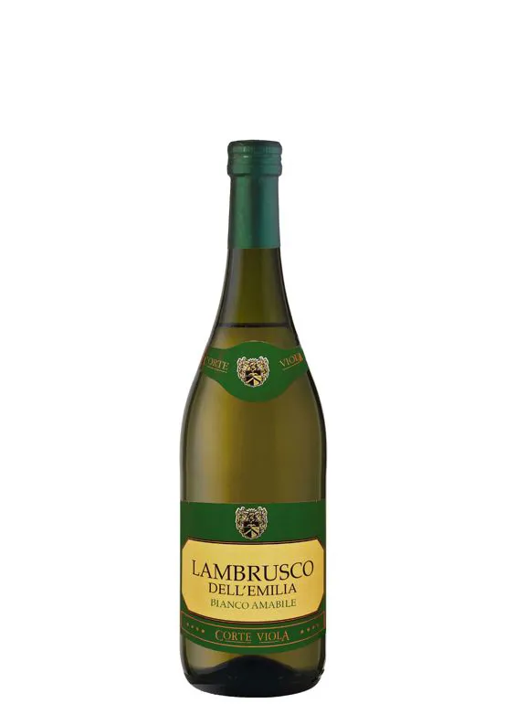 Vino frizzante Lambrusco IGT dell'Emilia Bianco amabile