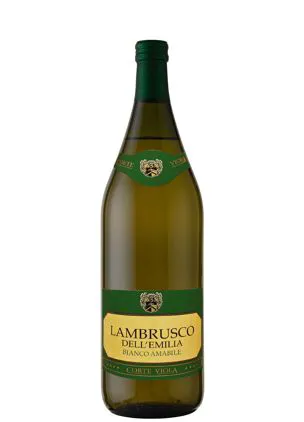 Vino frizzante Lambrusco IGT dell'Emilia Bianco amabile