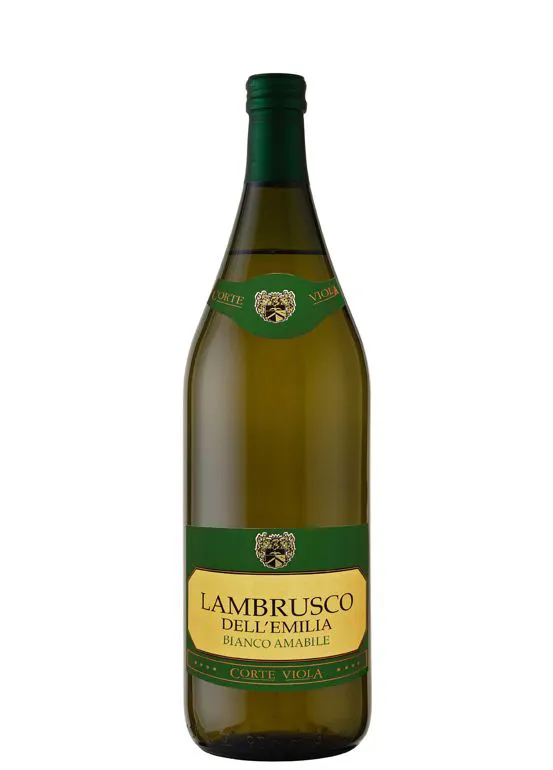 Vino frizzante Lambrusco IGT dell'Emilia Bianco amabile